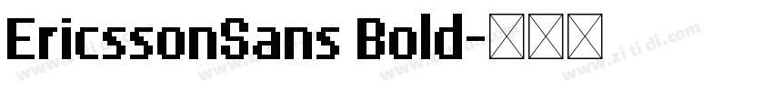 EricssonSans Bold字体转换